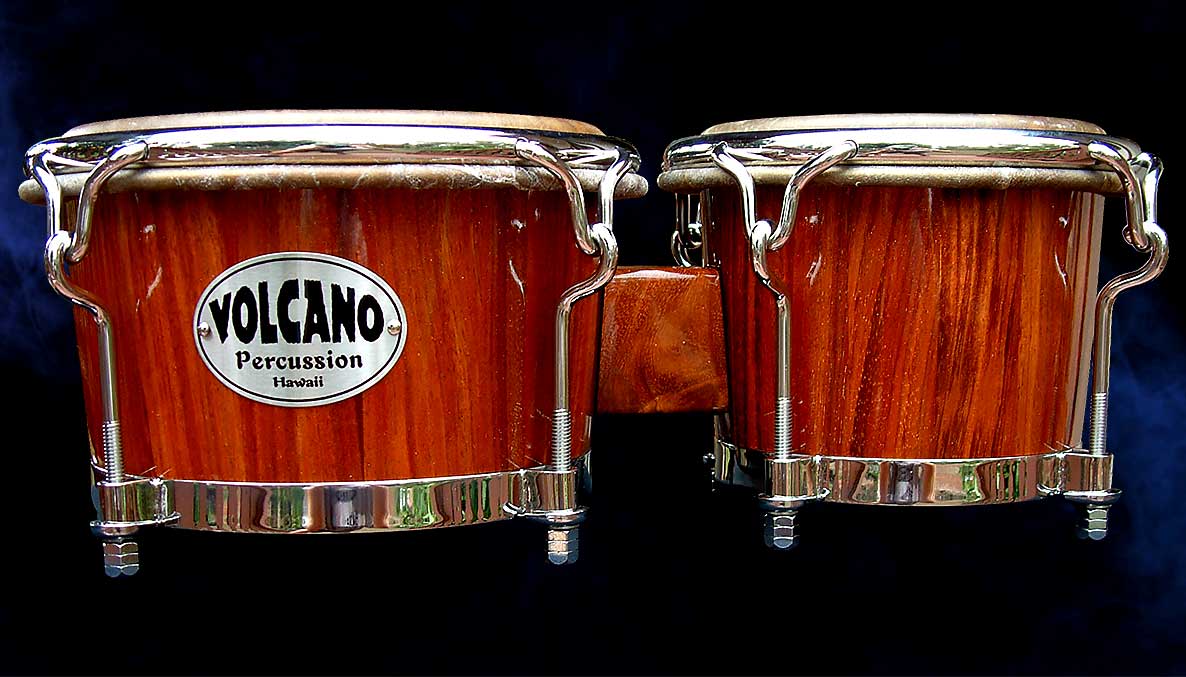 Volcano Percussion - Hawaiian Koa Bongos