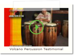 Volcano Percussion Testimonial